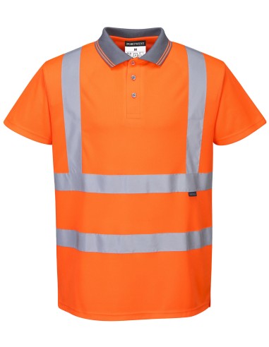 P-RT22-Polo à manches courtes Hi-vis (S477/RT22)
